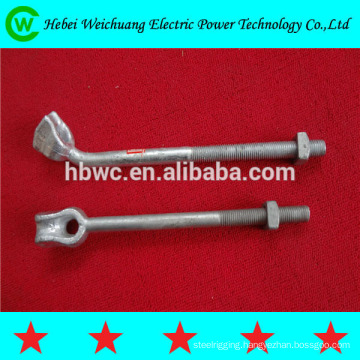 Hot-selling Hot Dip Galvanized Forged Anchor Rod / Thimble Eye Bolt